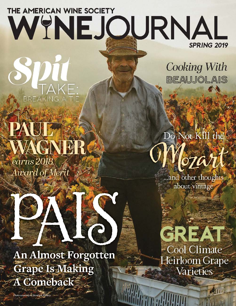 AWS Wine Journal Award-Winning Design